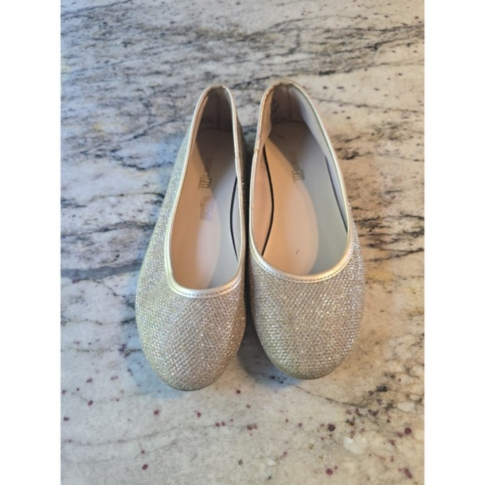 Gold glittery flats girls 1.5 smartfit‎